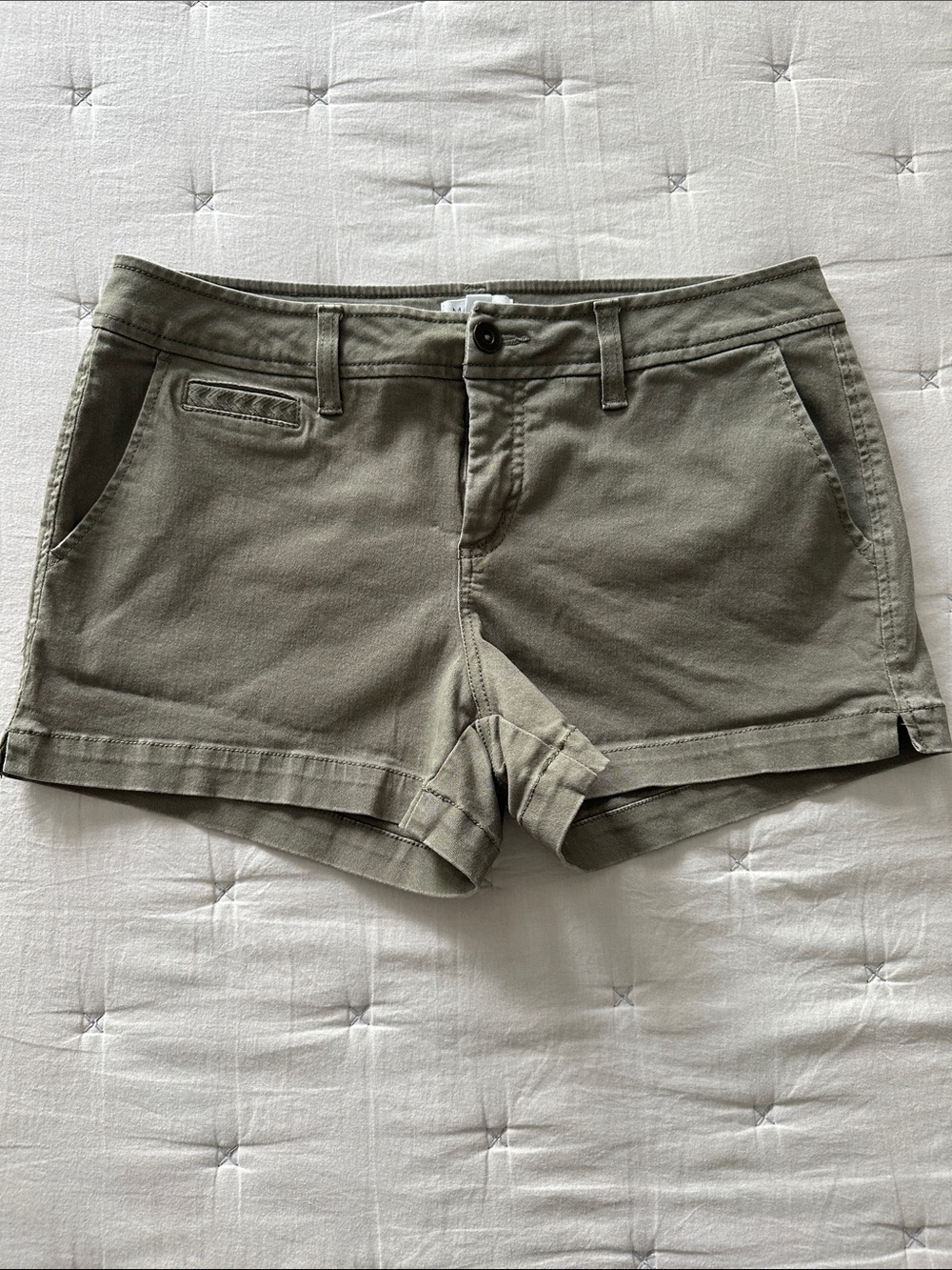 Market & Spruce Olive Green Shorts